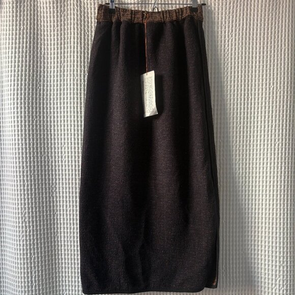 Peggy Gandy Handweaver wearable art silk rayon NEW maxi skirt size XS [READ] - Picture 6 of 10
